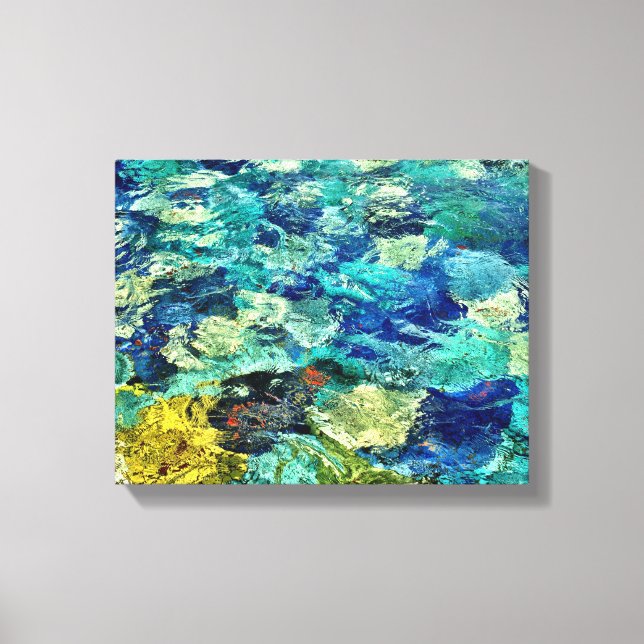 Create Your Own Abstract Art 14 x 11 Canvas Print (Front)