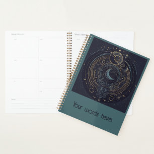 Create Your Own Abstract Celestial Moons Planner