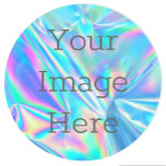 Create Your Own Abstract Metallic Faux Iridescent Classic Round Sticker<br><div class="desc">Create your very own personalised sticker. Upload fun images cool designs inspirational text or even your company's logo. With this easy to use design tool it is as simple as that to make your image stick in someone's mind. Click personalise, you can simply change the text here - or to...</div>