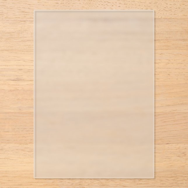   Create Your Own Acrylic Invitations (Front)