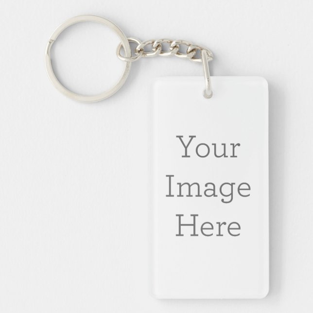 Acrylic Key Ring, Rectangle (double-sided) (Front)