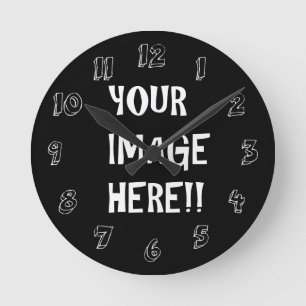 Create Your Own Acrylic Round (Medium) Wall Clock