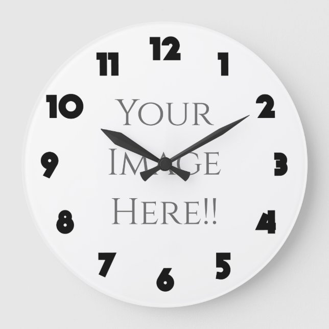 Create Your Own AcryliPrint®HD Large Clock (Front)