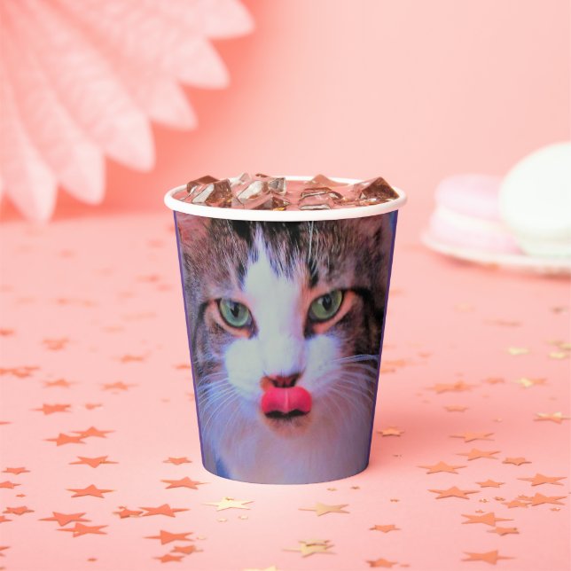 Create Your Own Add 2 Photos Custom Paper Cups (Insitu)