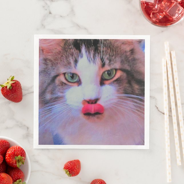 Create Your Own Add Your Image Personalise Napkin (Insitu)