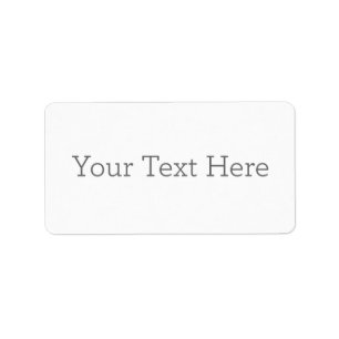 Create Your Own Address Label