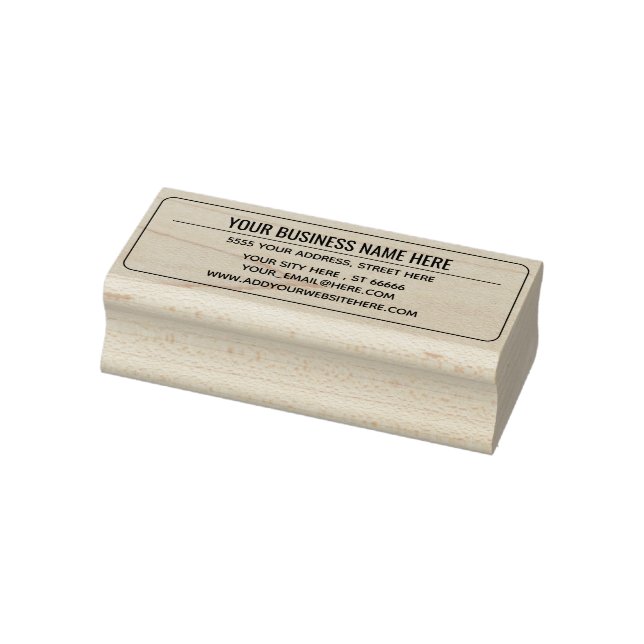 Create Your Own Address Rubber Stamp - Template (Stamp)