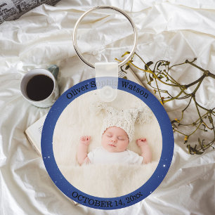 Create Your Own Adorable Newborn Baby Custom Photo Key Ring