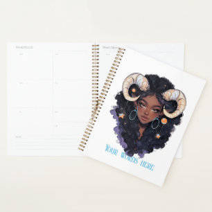 Create Your Own African American Woman Capricorn Planner