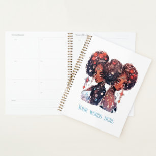 Create Your Own African American Woman Gemini Planner