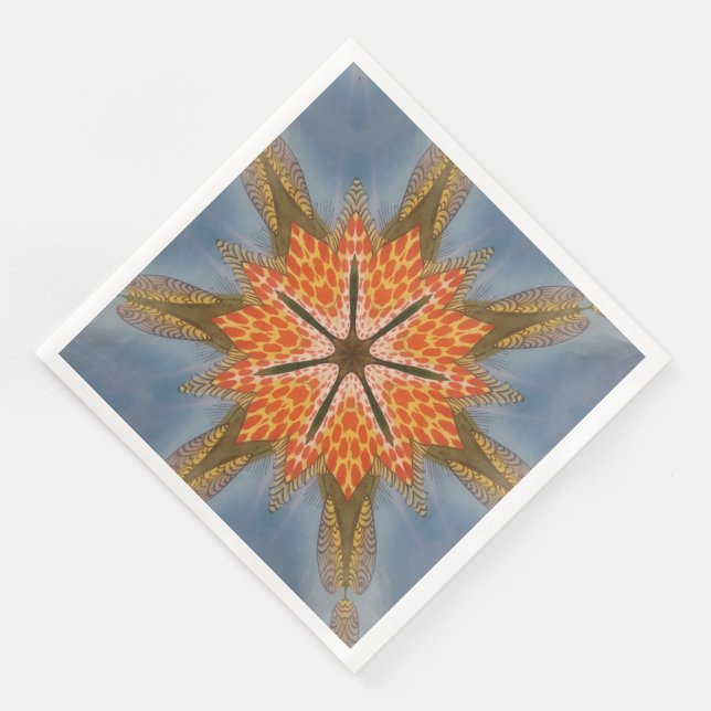 Create Your Own African Animal Print design Napkin (Corner)