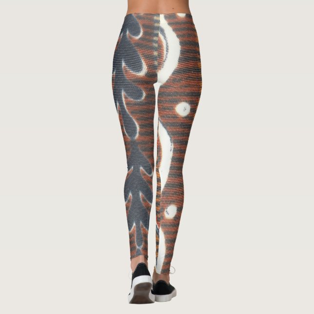 Create your own African Vintage Colour Hakunamatat Leggings (Back)