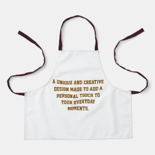 Create Your Own All-Over Print Apron, Small Apron
