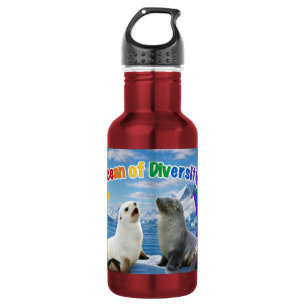 Create Your Own Antarctic Wildlife 532 Ml Water Bottle