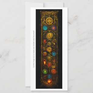 Create Your Own Archaic Gold Bookmark Card