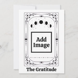 Create Your Own Astrology Tarot Celestial Sun Moon Thank You Card