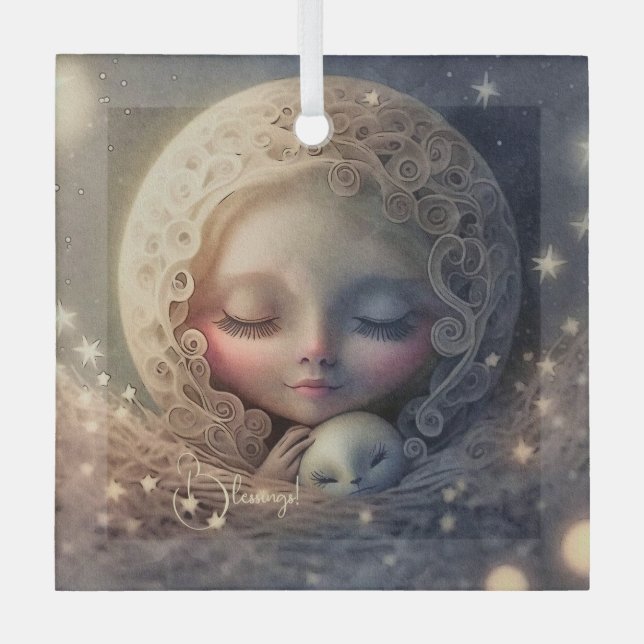 Create Your Own Baby Bird Fairy Glass Tree Decoration (Front)