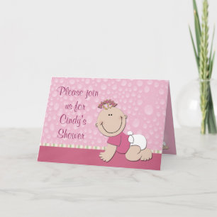 Create your own baby shower invitation