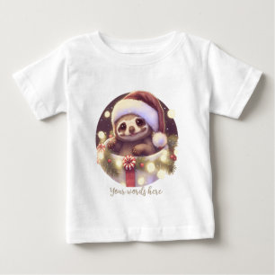 Create Your Own Baby Sloth Santa T-Shirt