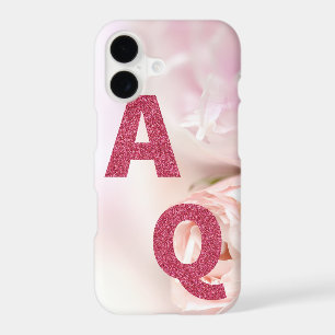 Create your own background l Glitter text Pink