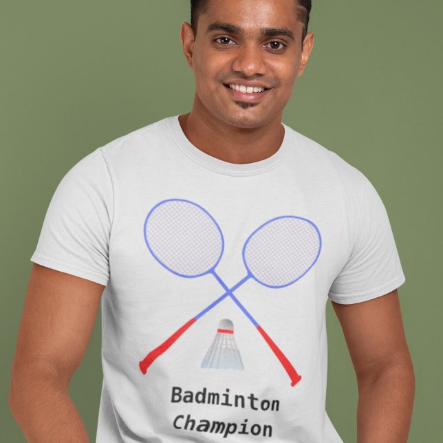 Create Your Own Badminton Player T-Shirt (Create Your Own Badminton Player T-Shirt)