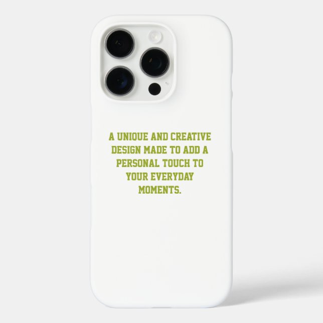 Create Your Own Barely There iPhone 16 Pro Case (Back)