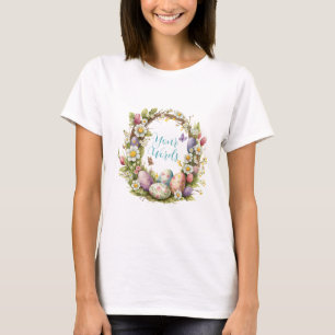 Create Your Own Basket of Eggs & Wildflowers T-Shirt