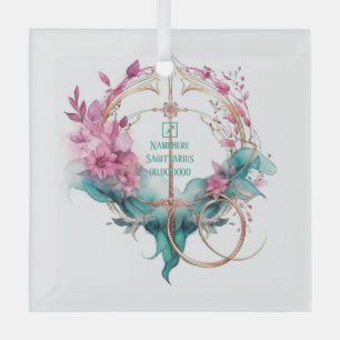 Create Your Own Beautiful Sagittarius Zodiac Glass Tree Decoration
