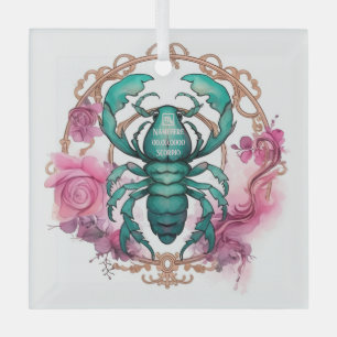 Create Your Own Beautiful Scorpio Zodiac Glass Tree Decoration