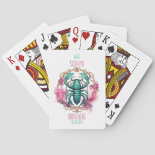 Create Your Own Beautiful Scorpio Zodiac Playing Cards