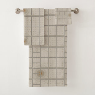 Create Your Own Beautiful Smart Posh Square Design Bath Towel Set