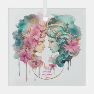Create Your Own Beautiful Virgo Zodiac Glass Tree Decoration