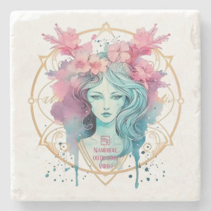 Create Your Own Beautiful Virgo Zodiac Stone Coaster