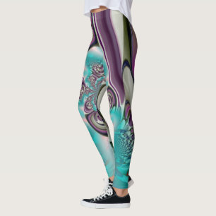 Create your own Beautiful Wedding Clothing Teal Leggings