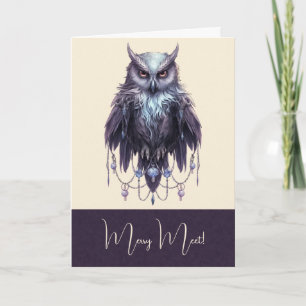 Create Your Own Bejeweled Owl Card