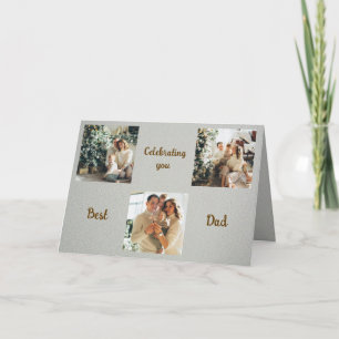 Create Your Own Best Dad Card   Add Pictures&Text