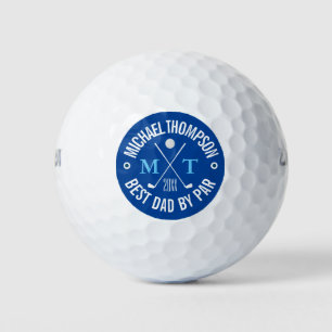 Create Your Own Best Dad Monogram Golf Balls