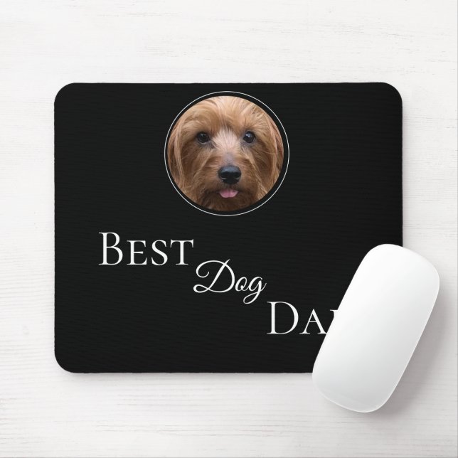 Create Your Own Best Dog Dad Personalised Photo  M Mouse Mat (With Mouse)