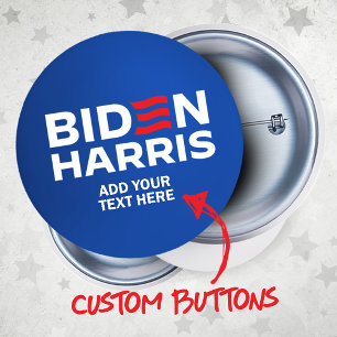 Create Your Own Biden Harris 2024 3 Cm Round Badge