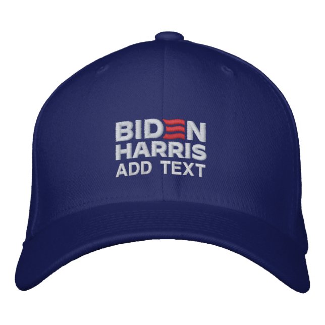 Create Your Own Biden Harris 2024 Embroidered Hat (Front)