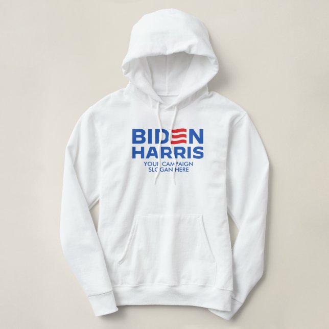 Create Your Own Biden Harris 2024 Hoodie (Design Front)