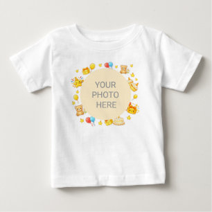 Create Your Own Birthday Baby T-Shirt Custom Photo