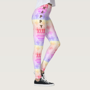 Create Your Own Birthday Fun Leggings