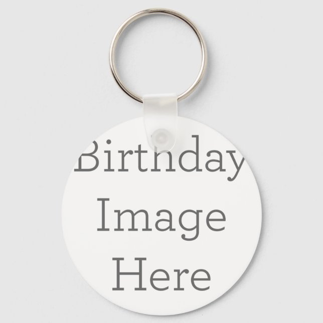 Metal Circle Keychain, 2" (Front)