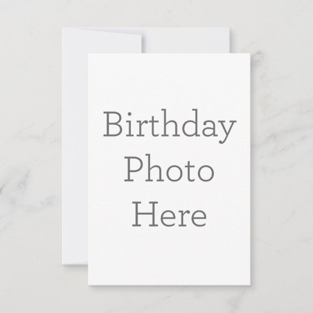 8.9 cm x 12.7 cm Flat Thank You Card (Front)