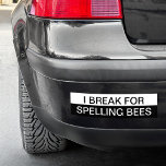 Create Your Own Black and White Colour Block Bumper Sticker<br><div class="desc">If your message needs more or less room,  you can choose the "customise it" feature and change the font size. You can also change the background and fonts to other colours. Half black and half white colour block design with salt and pepper text.</div>