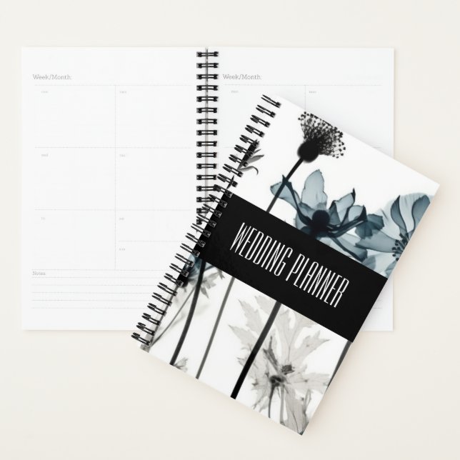 Create Your Own Black & Blue Xray Flowers Wedding Planner (Display)