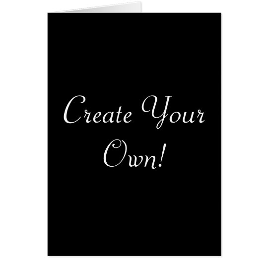 Create Your Own Black Card