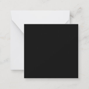 Create Your Own Black Custom Design Holiday Card
