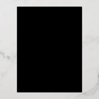 Create Your Own Black Custom Design Holiday Card